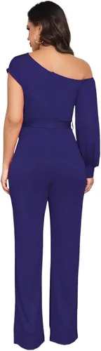 Vista 57 de DeftSharp Overol largo y elegante para mujer, sexy, para cóctel, fiesta, club, casual, para trabajo