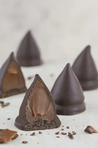 Vista 6 de Havanna Havannets Mezcla de chocolate y chocolate blanco – Dulce de Leche Bites recubiertos en chocolate semidulce y blanco – Auténticas golosinas