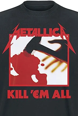 Vista 3 de Metallica Mens Kill Em All Tracks Back Print T-Shirt