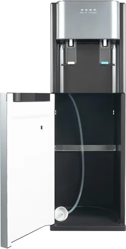 Vista 3 de Dispensador de agua de carga inferior, dispensador de agua de acero inoxidable de 5 galones, 3 ajustes de temperatura, agua caliente, fría