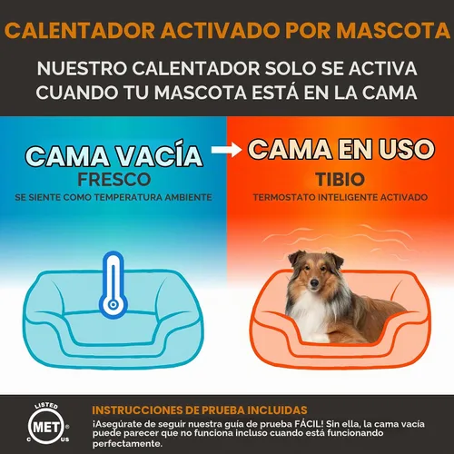 Vista 4 de K&H Pet Products - Cama térmica para mascotas con calefacción
