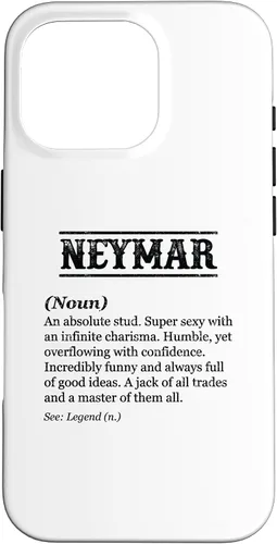 Vista 20 de Neymar - Definición de nombre Frase divertida - Funda personalizada para iPhone 17 para hombre