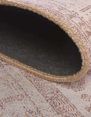Vista 6 de Unique Loom Timeless Collection - Alfombra de área - Peter (2' x 3' 1" ovalada, beige/marfil)