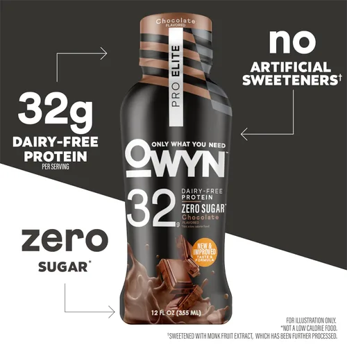 Vista 5 de OWYN Pro Elite - Batido de proteínas veganas a base de plantas, 0.11 oz de proteína, omega-3, prebióticos, superalimentos verdes para entrenamiento