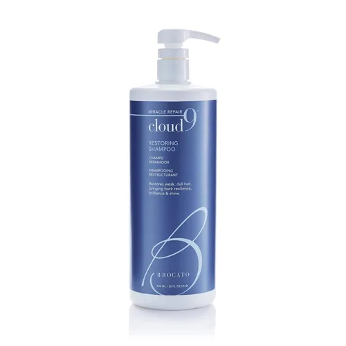Vista 10 de Brocato Champú restaurador Cloud 9, 10 onzas líquidas Champú Miracle Repair, hidratante, hidratante y revitalizante Para cabello débil, opaco