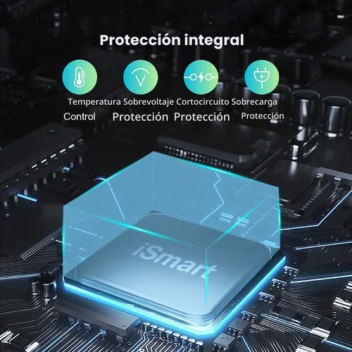 Vista 6 de Cargador rápido USB, estación de carga portátil de 6 puertos, adecuado para varios dispositivos, compatible con iPhone, iPad, Samsung, Google