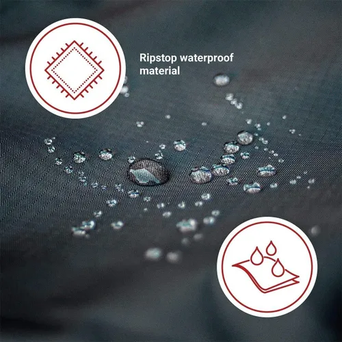 Vista 7 de Funda para bicicleta para 1, 2 o 3 bicicletas, funda impermeable para bicicleta, fundas de almacenamiento al aire libre para bicicleta XL XXL 420D