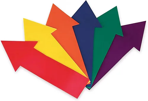 Vista 11 de GSi Non-Slip Floor Spot Markers for Sports, Therapy & Classroom