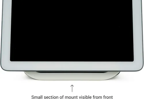 Vista 6 de Google Nest Hub Home Kitchen Under Cabinet Mount Bracket All Hardware Included (White)