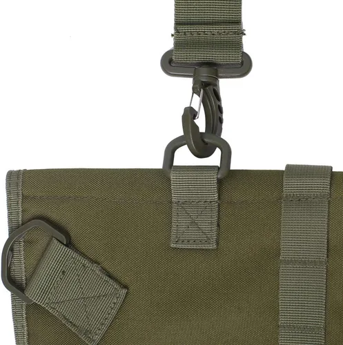 Vista 7 de Funda táctica para rifle Waxaya, bolsa de hombro para escopeta con parte superior abierta