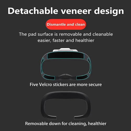 Vista 6 de Aoife VR Fan Compatible with Oculus Meta Quest 2, Anti-Fog Active Air Circulation Vent Cooler Fan with Facial Interface and PU Sweat-Proof Face