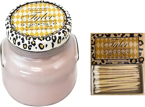 Vista 8 de Tyler Candle, 22 onzas, vela perfumada High Maintenance de larga duración
