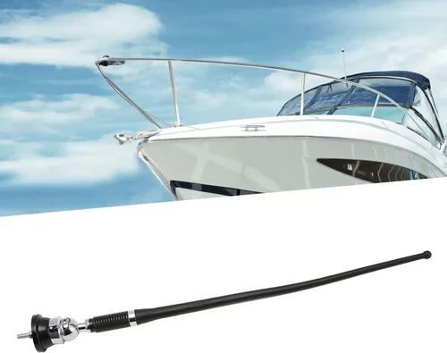 Vista 4 de Antena pasiva de radio para automóvil, amplificador integrado de goma suave, mástil flexible, FM AM Antenas estéreo para barco, coche, RV