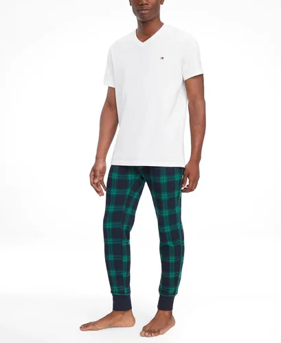 Vista 3 de Tommy Hilfiger Camiseta con cuello en V de bandera para hombre