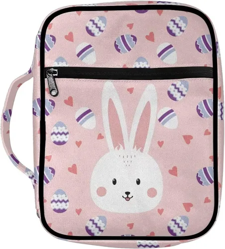 Vista 12 de Funda unisex para la Biblia, portátil, ligera, con asa y bolsillo con cremallera, marcapáginas tamaño grande, Bandera estadounidense mariposa