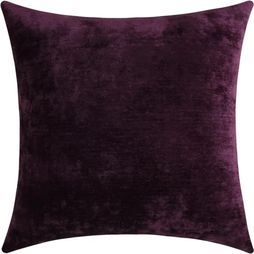 Vista 14 de Jeneoo - Fundas de almohada decorativas rojas brillantes de chenilla suave, fundas de cojín cómodas y sólidas para sofá de sala de estar
