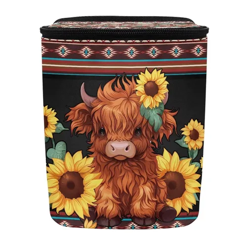 Vista 25 de Renewold Bote de basura para automóvil, con estampado de tigre y animales, ajustable, portátil, con tapa, para SUV, camioneta, sedán, camión, bolsa