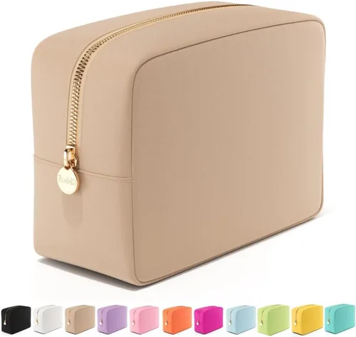 Vista 21 de Bolsa de Maquillaje de Viaje Embla Bolsa de Artículos de Aseo de Viaje, Negro, Mini, Mini