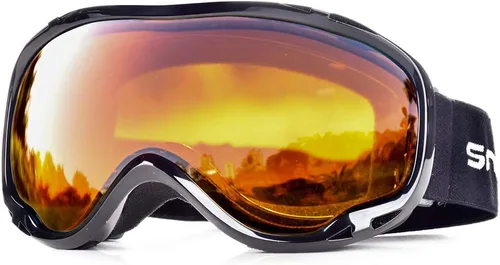 Vista 8 de Gafas de esquí para esquí, snowboard, motos de nieve para hombres, mujeres y adultos, antivaho 100% protección UV