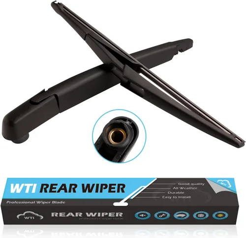 Vista 8 de WTI Rear Wiper Arm Blade Set Compatible With Nissan Rogue 2008-2013 / Qashqai 2008-2013 / Juke 2011-2016 Rear Windshield Window Wiper Kits Assembly