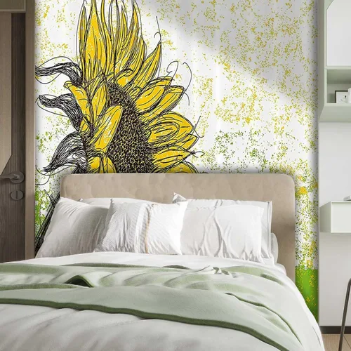 Vista 2 de Elegante papel tapiz de decoración de la naturaleza, tapiz para cocina, decoración de pared, decoración de habitación, fácil de quitar (Ancho) 48