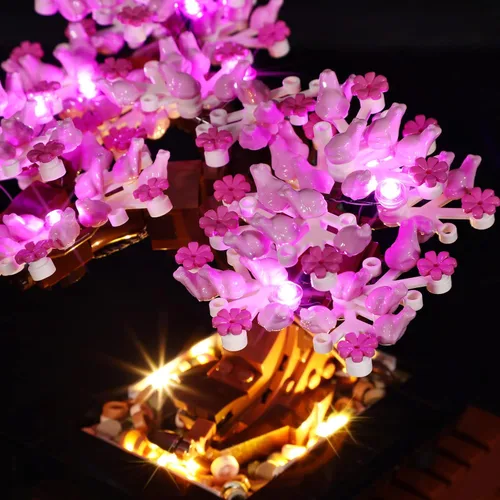 Vista 5 de Kit de iluminación LED Briksmax para árbol bonsái – Compatible con el modelo de bloques de construcción Lego 10281 – no incluye el set de Lego