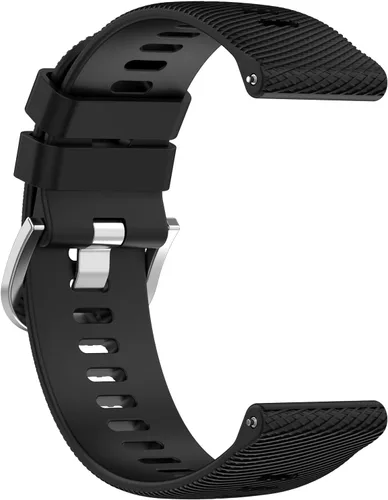 Vista 5 de Correa de reloj Garmin Forerunner 165 para mujeres y hombres, 0.787 pulgadas, ajustable, de silicona, suave, de repuesto, para Garmin Forerunner 165