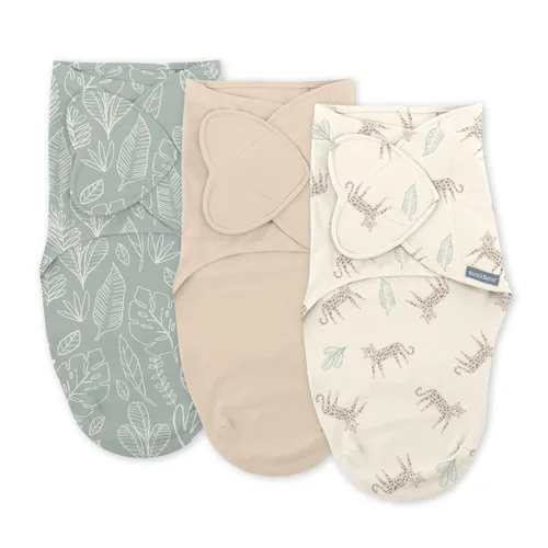 Vista 20 de SwaddleMe Manta original – Tamaño pequeño/mediano, 0-3 meses, paquete de 3 (corazones de bebé), fácil de usar, mantiene al bebé cómodo y seguro
