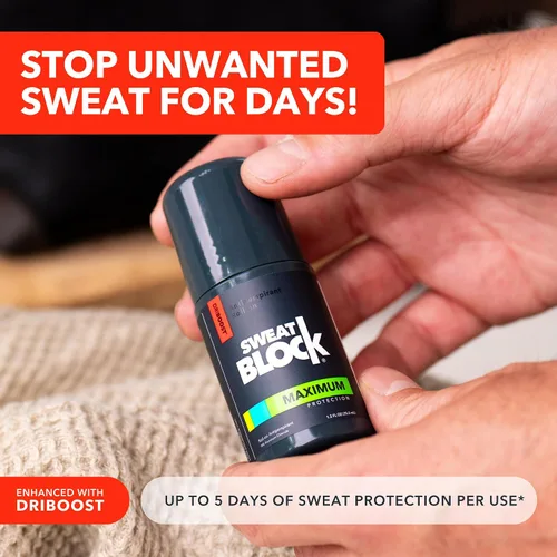 Vista 2 de SweatBlock Antitranspirante roll-on de máxima resistencia
