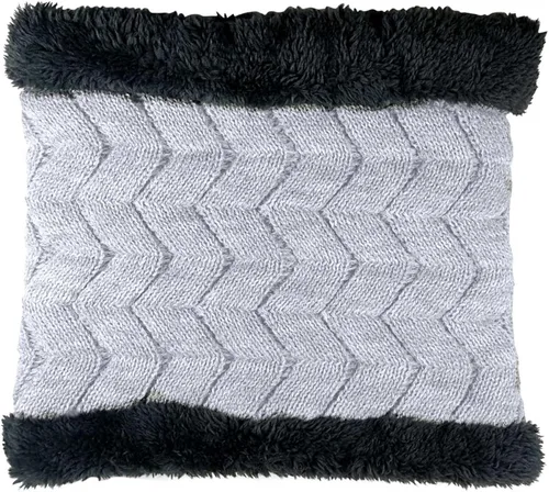 Vista 5 de HINDAWI Bufanda de invierno con visera, bufanda infinita, gorro de nieve cálido para mujer