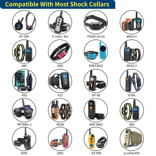 Vista 2 de Reemplazo del cargador de collar de choque, compatible con Mini Educator, Dogrook, Slopehill, Patpet, Petspy, Petsafe, Exuby Training y Bark Collar