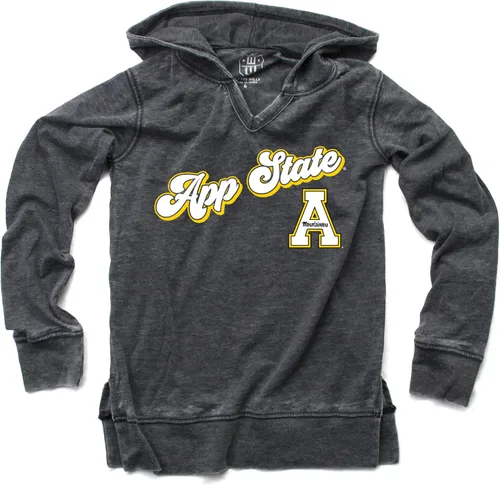 Vista 65 de Wes and Willy NCAA Camiseta con Capucha de Cuello en V para Niñas Air Force Falcons Azul
