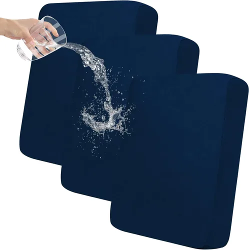 Vista 85 de Easy-Going Funda de cojín 100% impermeable para asiento de sofá, funda de cojín elástica de muebles, para niños, mascotas, cojín de sofá biplaza
