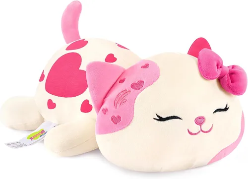 Vista 9 de Onsoyours - Peluche de gato original de 13 pulgadas, peluche de gatito de felpa suave, animal de peluche para niños y adultos, almohada kawaii