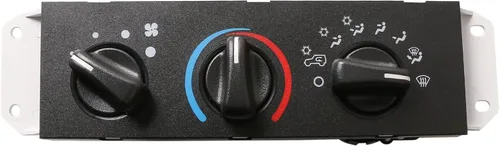 Vista 8 de MOSTPLUS Panel de control del calentador de CA compatible con Jeep Wrangler TJ 1999-2004 Módulo de control de clima 55037473AB