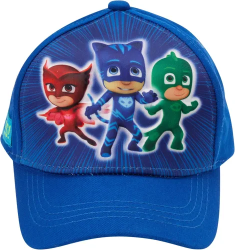 Vista 2 de PJ Masks Boys' Baseball Cap - 3D Catboy, Owlette, Gekko Curved Brim Snap Back Hat (2T-7)