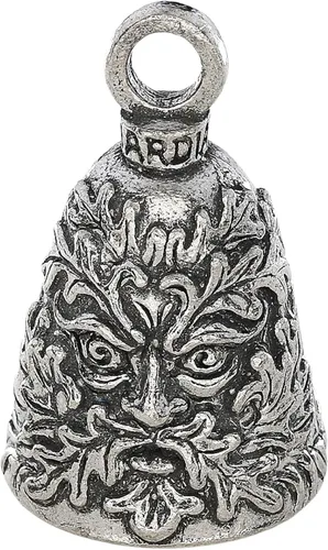 Vista 15 de Campana de buena suerte contra el mal de ojo de Guardian Bell con llavero y bolsa de regalo de terciopelo negro Regalo de buena suerte de peltre