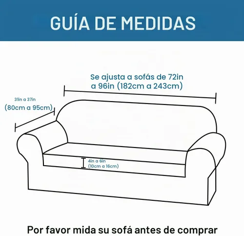 Vista 4 de H.VERSAILTEX Fundas elásticas para sofá de 3 cojines, paquete de 2 fundas de sofá biplaza de elastano, paquete de funda elástica para silla