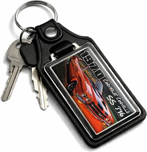 Vista 44 de Brotherhood Car Key Chain for Chevelle - Classic Models Keychain for Men and Women Gift Key Ring