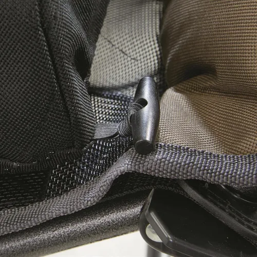 Vista 4 de Guide Gear Cama portátil acolchada para mascotas; sofá elevado para perros al aire libre, cuna marrón
