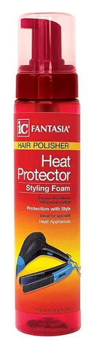 Vista 2 de Fantasia Ic Heat Protector Styling Foam Pulidor de 8.5 onzas (paquete de 2)