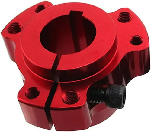 Vista 5 de DJ-Motor Rojo 1" 0.984 in Bore con 1/4" Keyway Lightened Billet rueda trasera Bujes para Go Kart Drift Trike