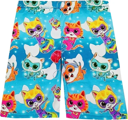 Vista 3 de TSHIGO Toddler Girls Kitten Dresses Kids Princess Ruffle Sleeve Summer Dress Party Gift Clothes Outfit