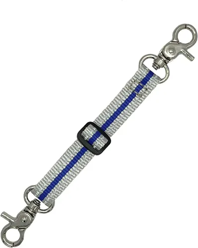 Vista 6 de Clip de seguridad de respaldo para collar de perro pequeño, clip de collar de punta para mini perros, deslizamiento suave de doble extremo