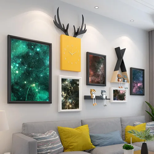 Vista 6 de BLEDS Papel de álbum de recortes, bloc de 24 hojas de papel para álbumes de recortes de manualidades de 12x12 pulgadas con patrón de galaxia