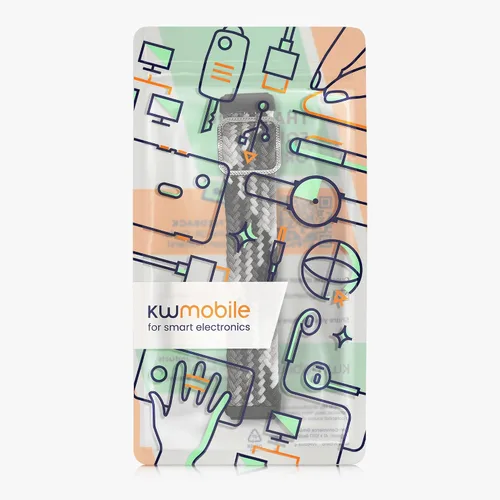 Vista 7 de kwmobile Correa de nailon compatible con Huawei Band 7 - Correa de repuesto para rastreador de fitness