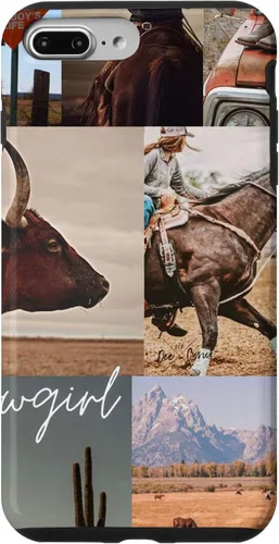 Vista 12 de iPhone 12 mini Cowgirl Retro Howdy Giddy Western Estética Boho Cowboy Estuche de regalo