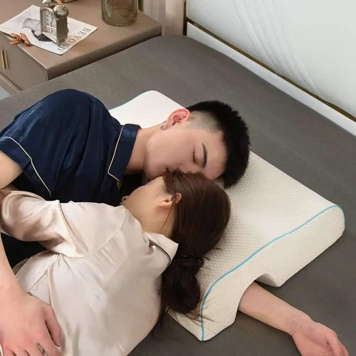 Vista 7 de Star Screen Almohada para parejas, almohada arqueada con espuma viscoelástica de rebote lento para reposabrazos, almohada de mano antipresión