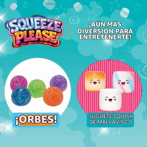 Vista 7 de Squeeze Please 3 Pack Marshmallow Stress Relief Sensory Fidget Squishy Toy