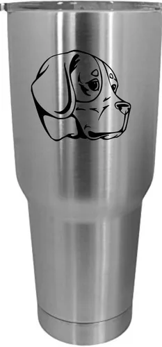 Vista 488 de Cairn Terrier - Vaso grabado con temática de perro, 30 onzas